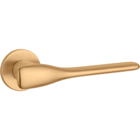 Aprile Massieve Deurkruk Orchide Mat Goud Op Rond Rozet