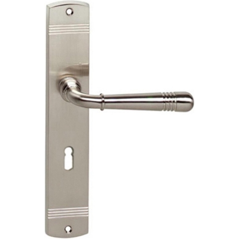 Intersteel Deurkruk Emily op schild nikkel mat