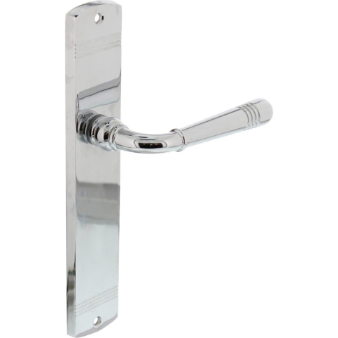 Intersteel Deurkruk Emily op schild 235x45x8 mm chroom