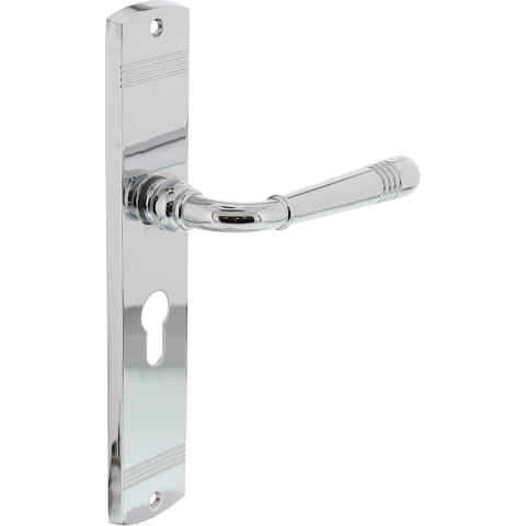 Intersteel Deurkruk Emily op schild 235x45x8 mm chroom
