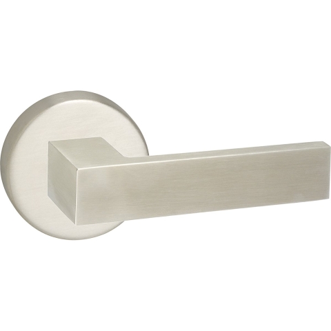 Impresso Deurkruk Luton RVS geborsteld op rond rozet