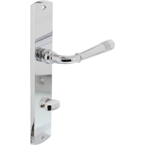 Intersteel Deurkruk Emily op schild 235x45x8 mm chroom