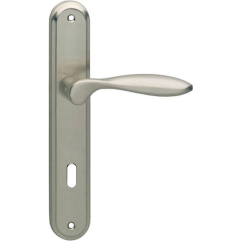 Intersteel Deurkruk George op schild nikkel mat