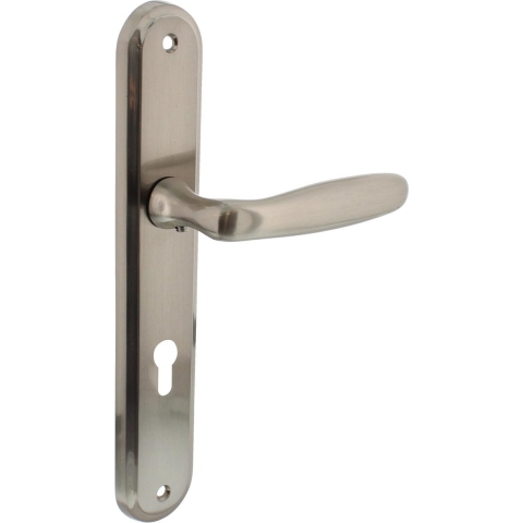 Intersteel Deurkruk Bjorn op schild nikkel mat