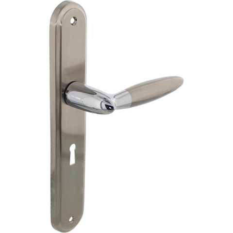Intersteel Deurkruk Elen op schild sleutelgat 56 mm chroom