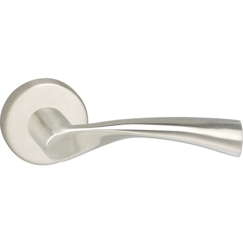 Impresso Deurkruk Wigston RVS geborsteld op rond rozet