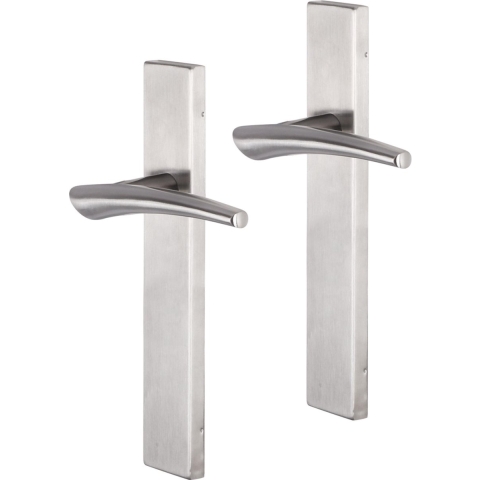 Impresso Sheffield RVS geborsteld op Rechthoekig schild