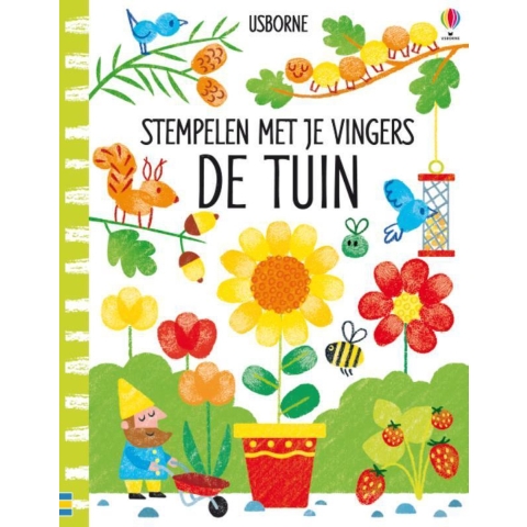 Stempelen met je vingers De Tuin (Hardback)