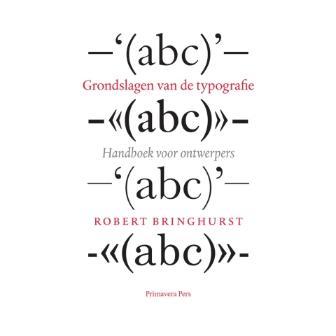 Grondslagen van de typografie (Paperback)