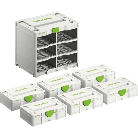 Festool SYS3-RK/6 M 337-Set Systainer³ Rack - 577816