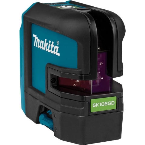 Makita SK106GDZ Kruislijn / punt laser groen 12V Max Basic Body in Tas