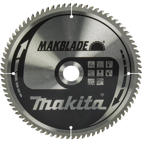 Makita Afkortzaagblad voor Hout | Makblade | Ø 260mm Asgat 30mm 80T - B-32845