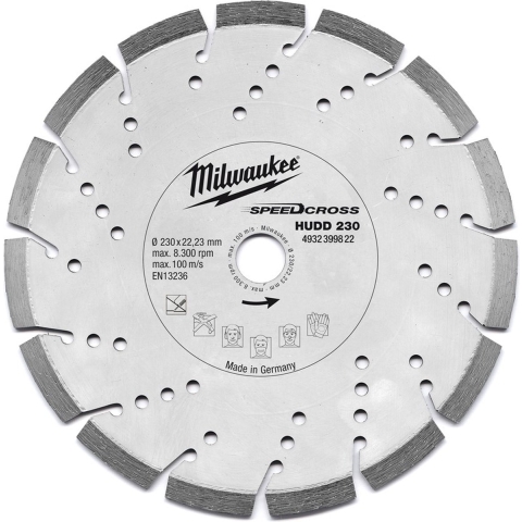 Milwaukee Speedcross HUDD Hudd 230 mm - 1 st - 4932399822