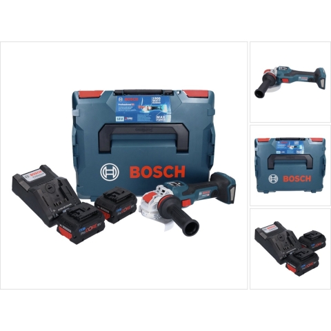Bosch Professional GWX 18V-15 SC Accu Haakse Slijper 125mm 18V 8,0Ah BITURBO in L-Boxx - 06019H6501