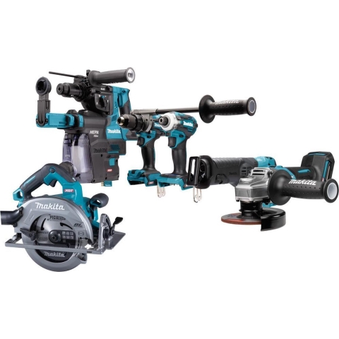 Makita DK0128G601 Accu Combiset 6-delig XGT 40V Max 4.0Ah in Tas