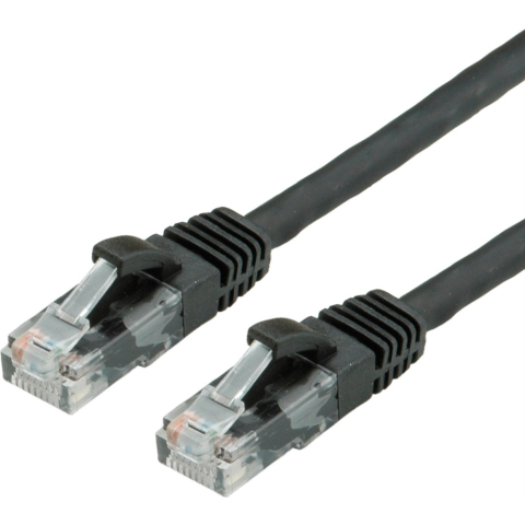 VALUE Patchkabel Kat.6A (Class EA) UTP, zwart, 10 m