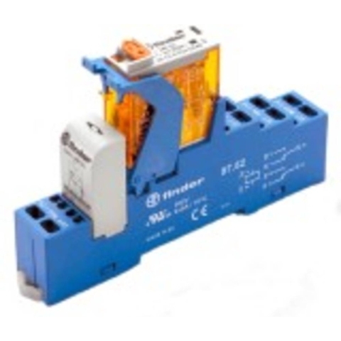 Finder 4C.52.9.012.0050 Relaismodule Nominale spanning: 12 V/DC Schakelstroom (max.): 8 A 2x wisselcontact 1 stuk(s)