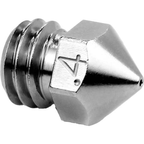 Micro-Swiss MicroSwiss-mondstuk 0,4 mm voor Creality CR-X, CR-X Pro, Sovol SV02 Brass Plated Wear Resistant Nozzle 0.4mm M2800-04