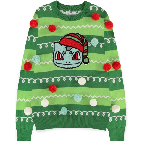 Pokémon - Bulbasaur Patched Christmas Jumper