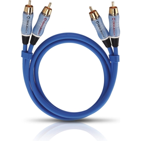 Oehlbach: BEAT! Stereo RCA Kabel 5,0m - Blauw