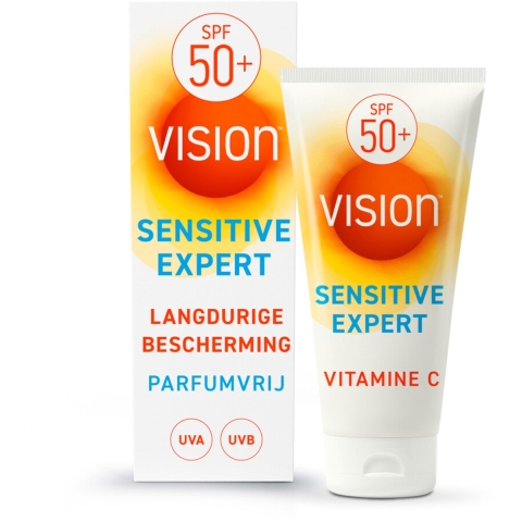 2x Vision Zonnebrand Sensitive SPF 50 185 ml