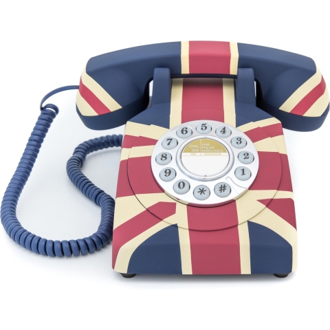 GPO 1950SUnionJack Retro druktoets telefoon