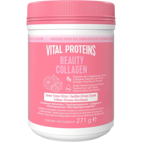 Gratis Verzending: Vital Proteins Beauty Collageen Aardbei en Citroen 271 gr