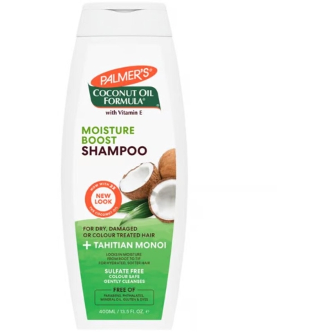 3x Palmers Shampoo Moisture Boost Coconut Oil Formula 400 ml