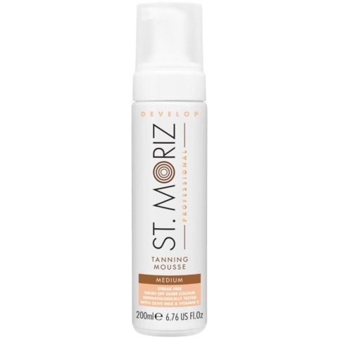2x St Moriz Zelfbruiningsmousse Medium 200 ml