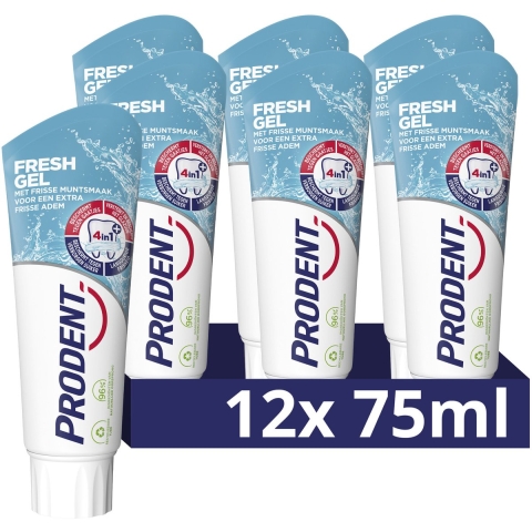 12x Prodent Tandpasta Freshgel 75 ml
