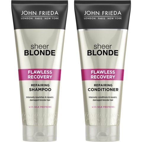 4x John Frieda Sheer Blonde Flawless Recovery Conditioner 150 ml