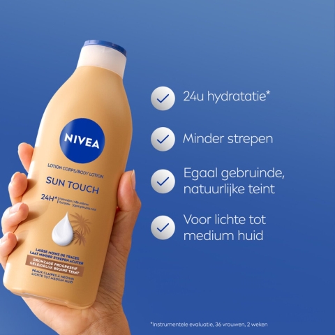 3x Nivea Bodylotion Bronze Effect 400 ml