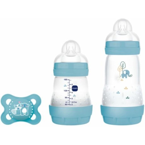 MAM Babyfles Starter Set Easy Start Anti-Colic Blauw S 1 set