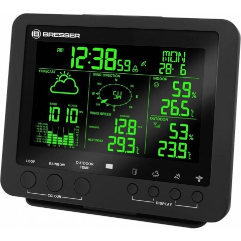 BRESSER extra/vervangend Basisstation voor 7002520CM3000 Weerstation met kleurendisplay