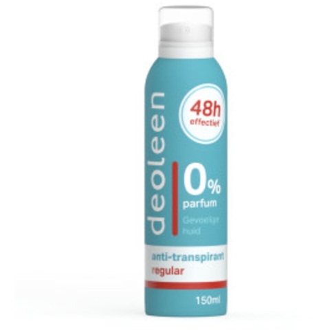 3x Deoleen Deodorant Spray Regular Anti-Transpirant 150 ml