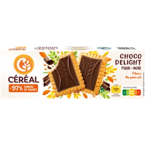 6x Céréal Koekjes Choco Delight 126 gr