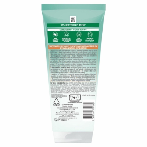 2x Garnier Ambre Solaire Aftersun Melk met Zelfbruiner 200 ml