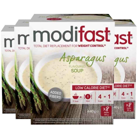 4x Modifast Intensive Soep Asperge 440 gr