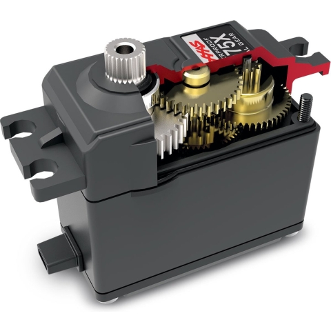Servo, digital high-torque metal gear (ball bearing), waterproof (TRX-2075X)