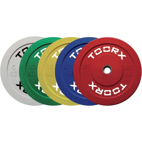 Toorx Fitness Bumper Plate - Olympische Halterschijf - 15 kg