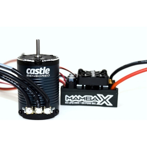 Castle Creations Mamba X Sensored combo 1406-2850Kv Motor, 25V Esc (crawler edition)