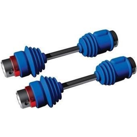 Driveshafts, center t-maxx (steel constant-velocity) front (1)/ rear (1) (assembled w/inner and outer dust boots, for t-maxx w/optidrive transmission)