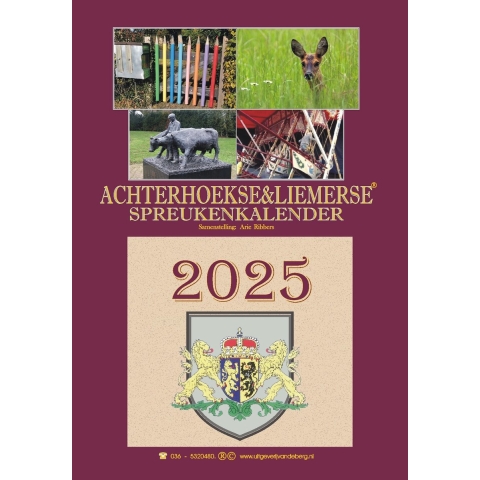 Achterhoekse & Liemerse spreukenkalender 2025