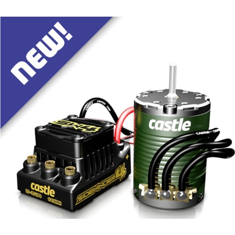 Castle Creations Sidewinder SW4 waterproof regelaar + 1406-5700kv sensored motor