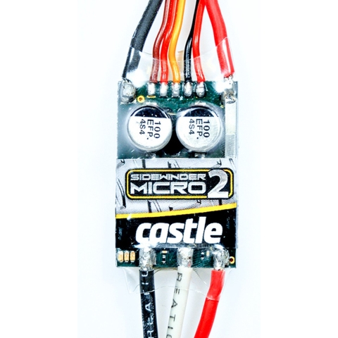 Castle Creations Sidewinder Micro 2 regelaar + 0808-8200 Sensorless motor