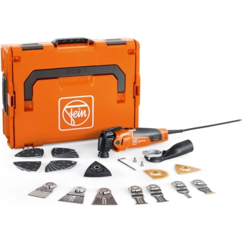 Fein MM500 Multimaster Plus Top Multitool In L-Boxx Incl. 30-Delige Accessoires Set - 350W