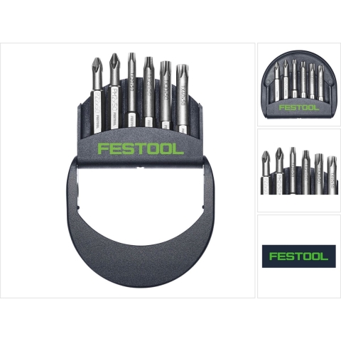 Festool BT-IMP SORT5 6-delige Bitset In Cassette - PZ/PH/TX