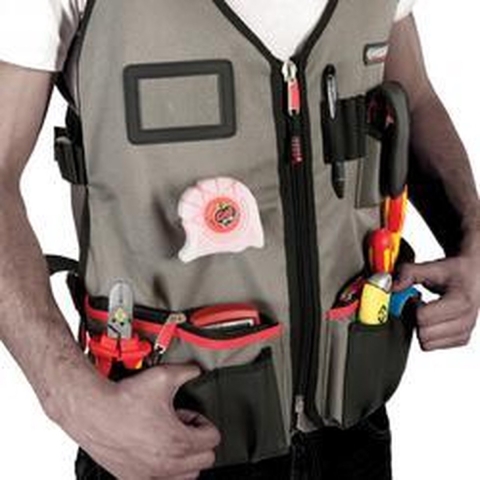C.K Magma MA2729 Magma MA2729 Multifunctioneel vest Maat: Unisize Zwart, Grijs