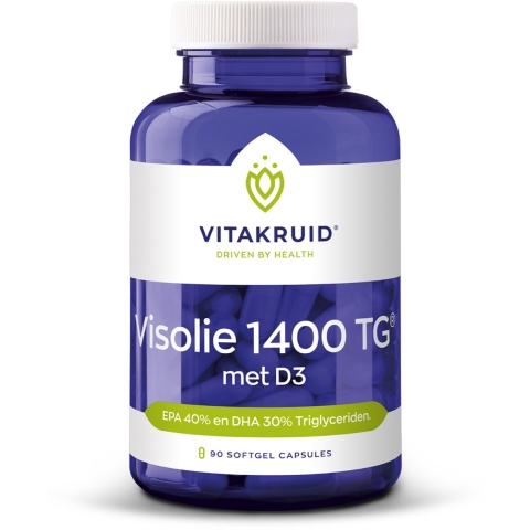 Vitakruid Visolie 1400 TG met D3 | 90 capsules