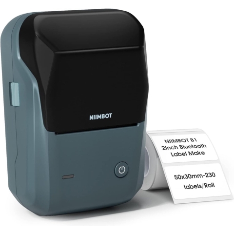 NIIMBOT B1 Labelprinter Warmtetransmissie 203 x 203 dpi Etikettenbreedte (max.): 48 mm Werkt op een accu, Bluetooth